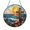 Acrylic 3.5 Inch, variant on Wildflower Cross Glass Suncatcher for Window Decor, Floral Sunset Light Catcher Hanging Ornament, Thoughtful Faith Inspired Gift