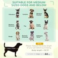 thumbnail image 4 of PawHut Elevated Cooling Pet Bed with Canopy for Medium-Sized Dogs Coffee, 4 of 10