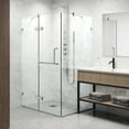 thumbnail image 6 of VIGO Monteray 30 in. L x 46 in. W x 73 in. H Frameless Hinged Rectangle Shower Enclosure in Chrome with 3/8 in. Clear Glass, 6 of 12