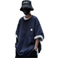 thumbnail image 2 of Niepce Inc Streetwear Relaxed Fit Pocket Men T-shirt Urban Short Sleeve Tees, 2 of 8
