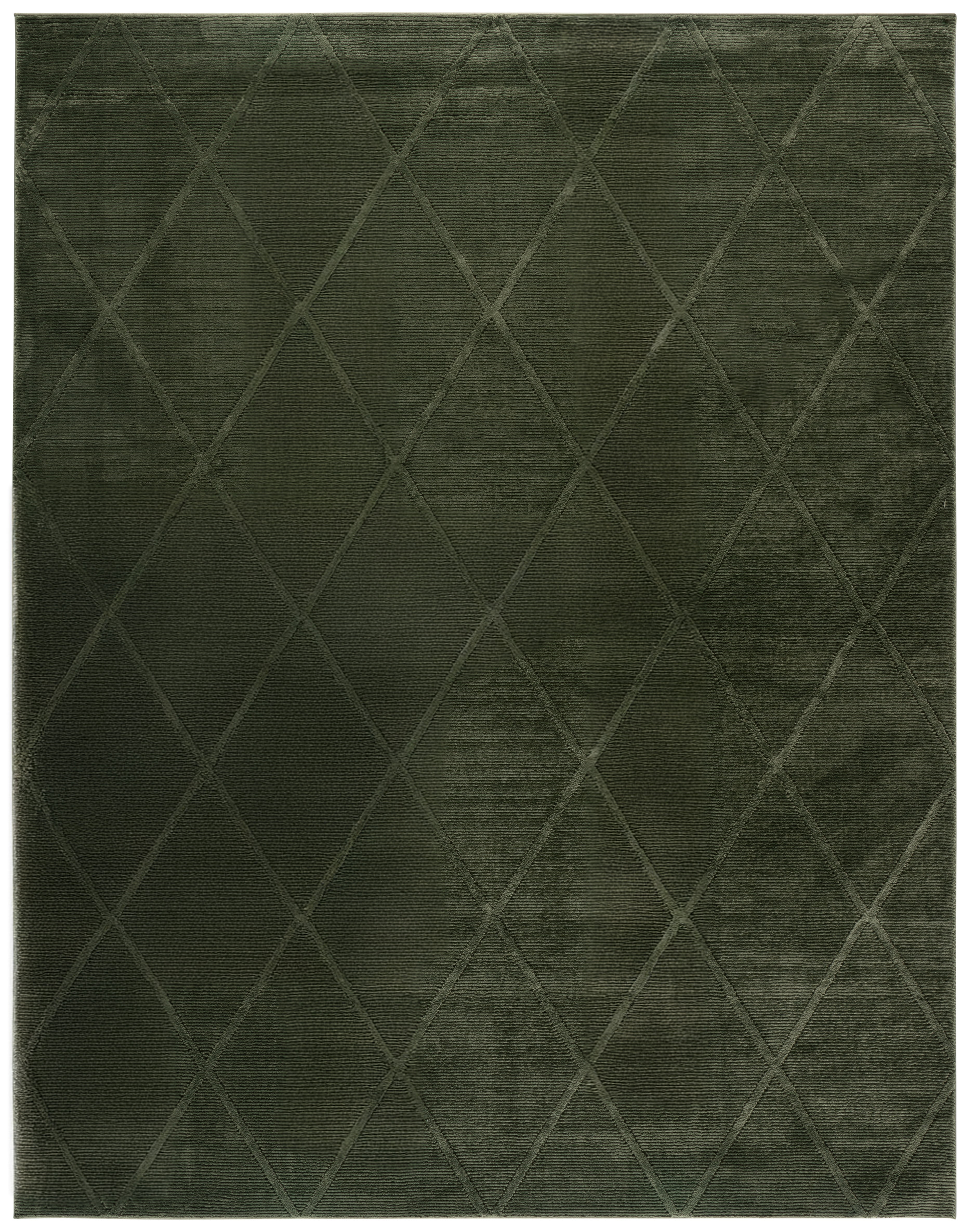 Safavieh Revive Lorrin Diamond Polyester Area Rug, Green, 7' x 10'