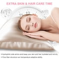 thumbnail image 3 of Fundas de almohada de seda LYSHIN Mulberry King Size Champagne, 3 of 7