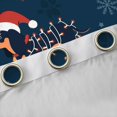 thumbnail image 4 of Homewish Kawaii Xmas Dachshund Blackout Curtains Set of 2 (52x84 Each) for Boy, Princess Ribbon Bow Window Curtains, Navy Christmas Theme Curtains and Drapes, Living Room Curtains Decor, 4 of 6