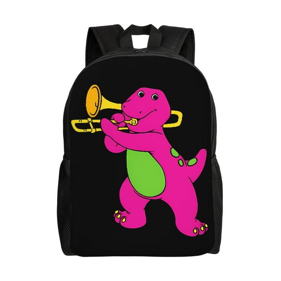 Barney Backpack Casual Daypack Large Capacity Travel Work School Back Pack Novelty Backpacks Laptop Bag