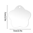 thumbnail image 2 of Holiday Transparent DIY Acrylic Ornaments for Festive Tree Decorations and Crafting Projects with Customizable Designs, 2 of 5
