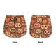 thumbnail image 3 of Balery Brown Owl Pantalones cortos deportivos para mujer con forro y dos bolsillos, elásticos, para entrenamiento, gimnasio, yoga-Small, 3 of 7