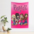 thumbnail image 3 of Bra-tz Wall Tapestry Poster for Bedroom Aesthetics Room Decor Flag Wall Hanging Dorm Living Room 60''x 40'', 3 of 9