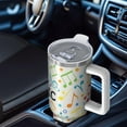 thumbnail image 4 of 1pc Music Lover 40oz Tumbler with Straw & Handle - Insulated Stainless Steel Cup | Holiday Gift for Man Women (Christmas, Valentine's, Birthday), 4 of 5