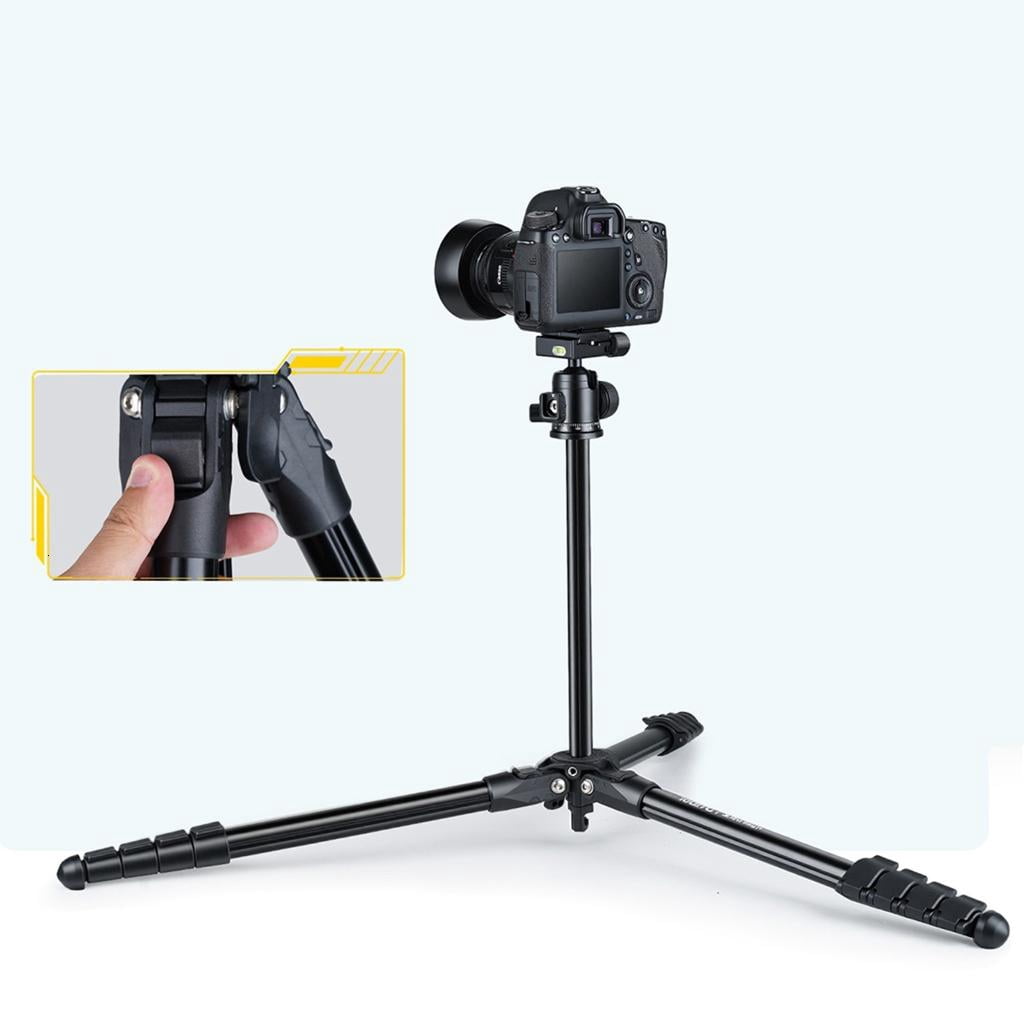 Adjustable Camera Tripod Aluminum Alloy Construction For Live Streaming Photography With Rotatable Head
