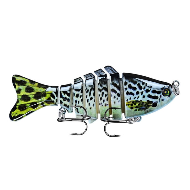 Simulación 3D de anzuelo con forma realista de pez. Artículos de pesca para aficionados a la pesca.
