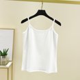 thumbnail image 5 of Jinhomg Womens Camisole Spaghetti Strap Tank Top Stretchable Undershirt Thermal Base Layer Cami Tops White XXL, 5 of 7