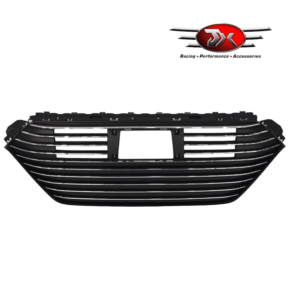 JX RACING Front Grille Assembly Fits for Hyundai Ioniq SEL/Limited 2017 2018 2019 Bumper Upper Grill