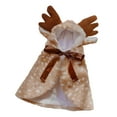 thumbnail image 5 of Dog Cat Christmas Reindeer Costume Funny Cat Santa Cape for Small M, 5 of 8