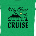 thumbnail image 4 of Inktastic My First Cruise with Cruise Ship and Palm Trees Boys or Girls Baby Bodysuit, 4 of 5
