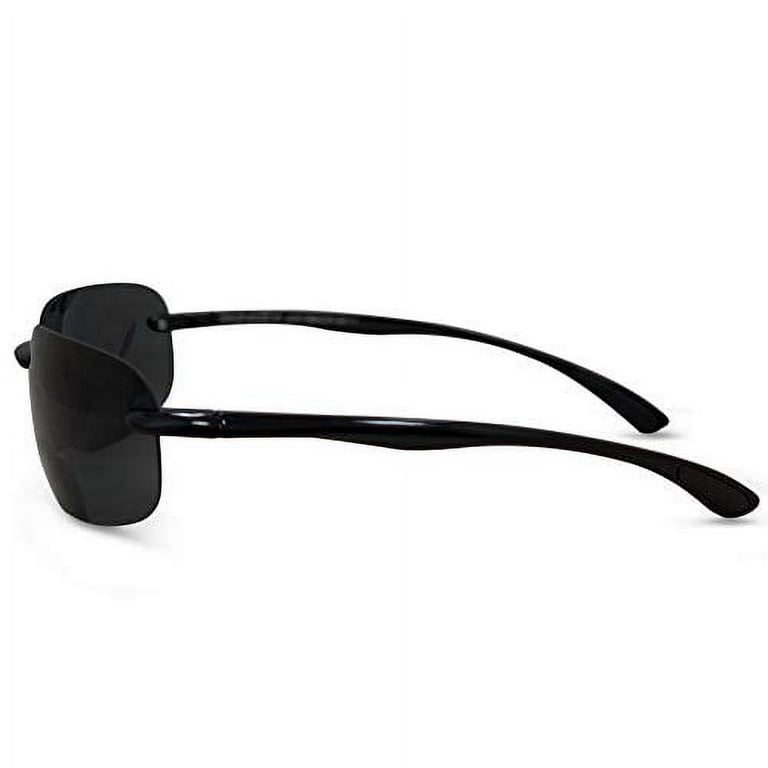 In Style Eyes Lovin Maui Wrap Premium Polarized Bifocal Sunglasses black  1.00 