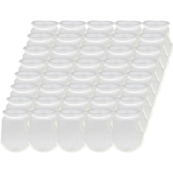 SpiroPure SP-BN-410-250 250 Micron #3 (10”) Woven Nylon Monofilament Mesh Liquid Bag Filter BN-410-250 255012-03 (Case of 40)