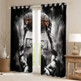 thumbnail image 2 of Homewish Basketball Gamer Black Out Curtains for Boys,Sport Theme Curtains Pack of 2 (42x63 Each),Ball Gaming Bedroom Curtains,Microfiber Bedroom Decor, 2 of 6