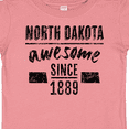thumbnail image 4 of Inktastic North Dakota Awesome Since 1889 Boys or Girls Baby T-Shirt, 4 of 5