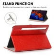 thumbnail image 3 of Dteck Smart Case for Samsung Galaxy Tab S7 11" SM-T870 T875 (2020 Released),Luxury Leather Card Holder Wallet Kickstand Automatic wake/sleep Folio Cover 11-inch,Red, 3 of 6