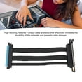 thumbnail image 3 of PCIE 5.0 Riser Cable, PCIE 5.0 X16 GPU Extension Cable Fit for RTX 4090 Ti, for PC Cases, AI Applications, Servers, Tight Space ITX, Water Cooling Systems., 3 of 7