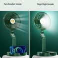 thumbnail image 2 of YIEMEEN 2 in 1 USB Charging Desk Fan Portable Personal Fan 3 Speeds Adjustable Small Cooling Fan Phone Holder for Bedroom Office, 2 of 14