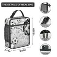 thumbnail image 3 of Team Sports Lunch Box Gift Set - Insulated Cooler Bag for Baseball, Football, Basketball, Volleyball Fans - Personalized Team Meal Tote Idea, 3 of 6