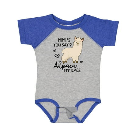 

Inktastic Mimi s You Say Alpaca My Bags Gift Baby Boy or Baby Girl Bodysuit