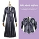 thumbnail image 4 of Wednesday Addams Academy Ropa escolar Poliéster ligero para fiesta de cosplay, 4 of 9
