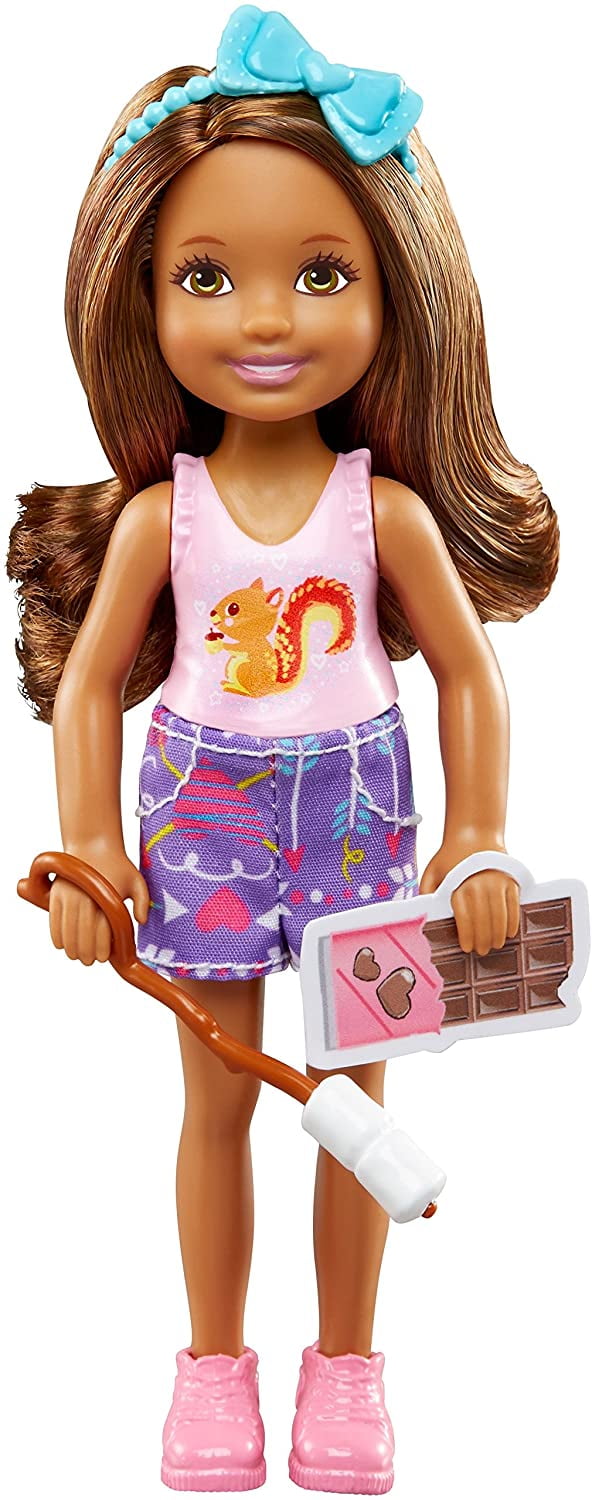 Barbie Sisters Camping Fun - Tamika Doll S'mores Fun - Walmart.com