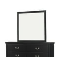 thumbnail image 2 of Benjara BM219806 Transitional Style 6 Drawer Wooden Dresser with Sled Base, Black, 2 of 5