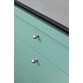 thumbnail image 5 of Goo-Ki 1.4 Inch (35 MM) Oval Antique Silver Drawer Knobs, Modern Zinc Alloy Cabinet Knobs for Dresser,Wardrobe & Cupboard, 6 Packed, 5 of 6