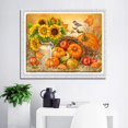 thumbnail image 3 of DIY 5D Diamond Painting Kit (for Adults) Diamond Painting "Sunflower, Pumpkin" - Full Diamond Crystal Rhinestone Embroidery Craft Kit, Can Be Used as Gift, Wall Decoration, 3 of 7