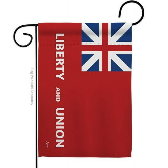 Americana Home & Garden G142720-BO 13 x 18.5 in. Taunton American USA Historic Garden Flag with Double-Sided Horizontal House Decoration Banner Yard Gift