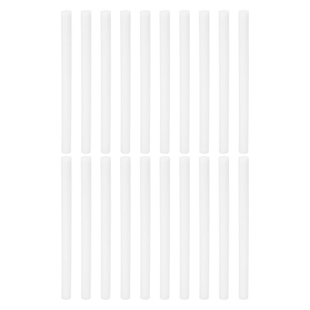 Unique Bargains Cotton Filter Sticks, Refill Sticks Filter Wicks Replacement (6.3'' x 0.39''), White 20Pack