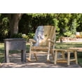 thumbnail image 6 of Leigh Country Aspen Outdoor Adult Wood Rocker with Star Cut Out Natural Beige, 6 of 6