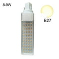thumbnail image 2 of 5/9/7W E27/G24/G23 2700/6500K 2835 Horizontal Plug Lamp LED Corn Bulb Spot Light, 2 of 8