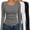 Black/White/Light Grey, variant on 3 Pack Long Sleeve Shirts for Women Scoop Neck Ribbed Knit Basic Tops Casual Thermal Undershirts Stretchy Underscrub Tee