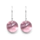 thumbnail image 4 of Juego de aretes y cadena con dije corte Xilion, plata mexicana ley .925, Rosa, 4 of 5