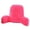 Hot Pink, variant on BallsFHK Plush Big Backrest Reading Rest Lumbar Support Chair Cushion with Arms