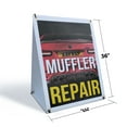 thumbnail image 2 of Muffler Repair Sidewalk Sign 24 Inch x 36 Inch A-Frame Images On Both Sides | Professional Auto Services, Reliable Maintenance, Affordable Pricing | Made in USA, 2 of 5