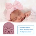 thumbnail image 2 of Minnieouse Gorros de bebé con lazo, gorros para recién nacidos, regalos de cumpleaños, accesorios cómodos para niños pequeños, suministros de Sombreros taro Minnieouse AP009361-14B, 2 of 5