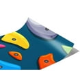 thumbnail image 2 of Rwraps Rock Climbing Blue Rock Wall Gloss Vinyl Film Wrap 59in x 2ft Vinyl Vehicle Car Film Sheet, 2 of 9