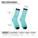 thumbnail image 2 of Balery Blue And Turquoise Calcetas Largas con Estampado para Hombre y Mujer – Suaves y Transpirables, Talla Única (US 5-11), 2 of 6