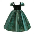 thumbnail image 2 of KAWELL Coronation Green Dress Luxury Costume Princess Accessories Party Halloween Christmas Role-Playing, 2 of 7