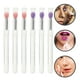 thumbnail image 3 of 6 pinceles de silicona para labios con tapas, aplicadores de brillo labial, brocha para sombra de ojos, 3 of 6