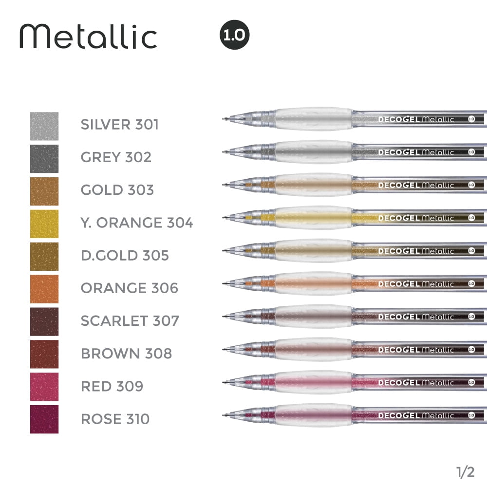 Karin Marker - DecoGel 1.0 Metallic 20 Color Set