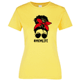 thumbnail image 1 of Playera De Mujer 1 Pza de Moda Estampado Mom Life | 10 de Mayo Día de las Madres | Prenda entallada y de Tela Delgada 100% algodón, 1 of 5