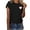 01 Black, variant on YueHuiYing Womens Short Sleeve Heart Graphic Tees Crewneck Casual Pullover Soft Loose Valentine's Day Tops