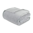thumbnail image 5 of Intelligent Design Couverture en Peluche Microlight Surdimensionnée, Full/queen, Gris, 5 of 5