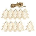 thumbnail image 2 of BLESIYA 10 Pieces Unfinished Wooden Cutouts Handmade for DIY Craft Projects Painting D, 2 of 8